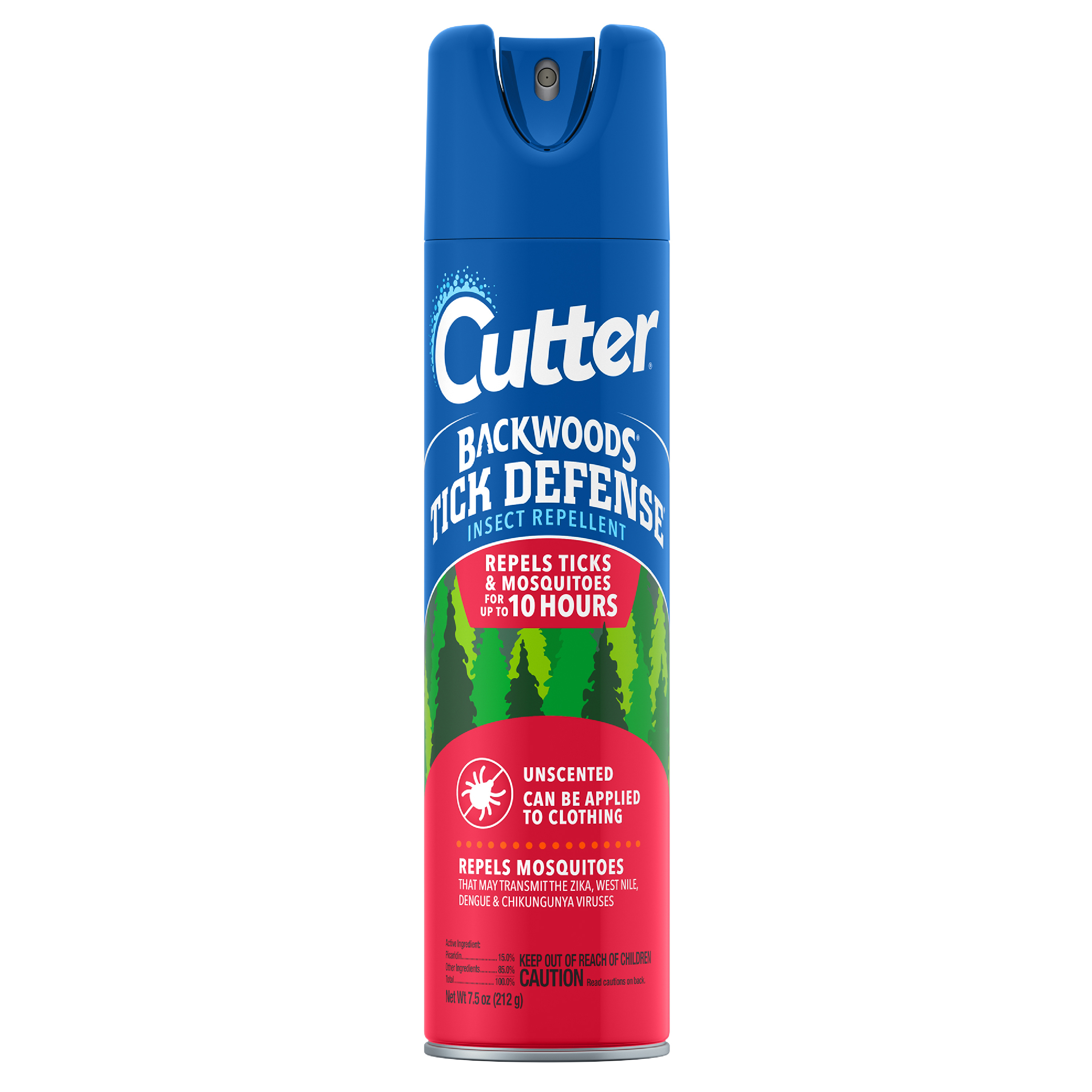 HG-96837 Backwoods Tick Defense Aerosol 7.5oz Front 
